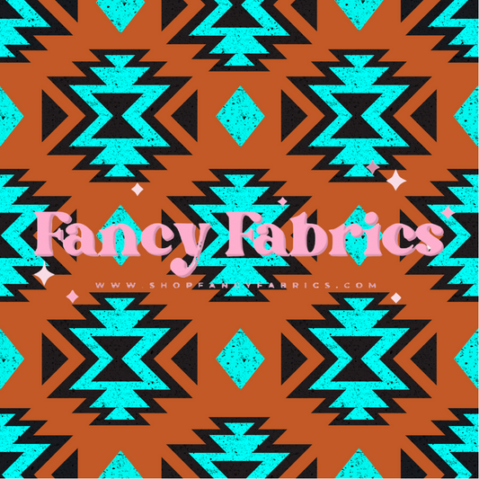 Brown Aztec | PREORDER | By The Yard
