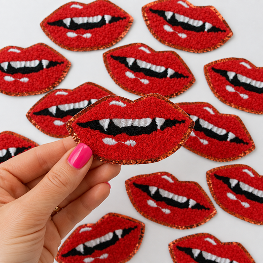 Vampire Lips | Iron On Patch