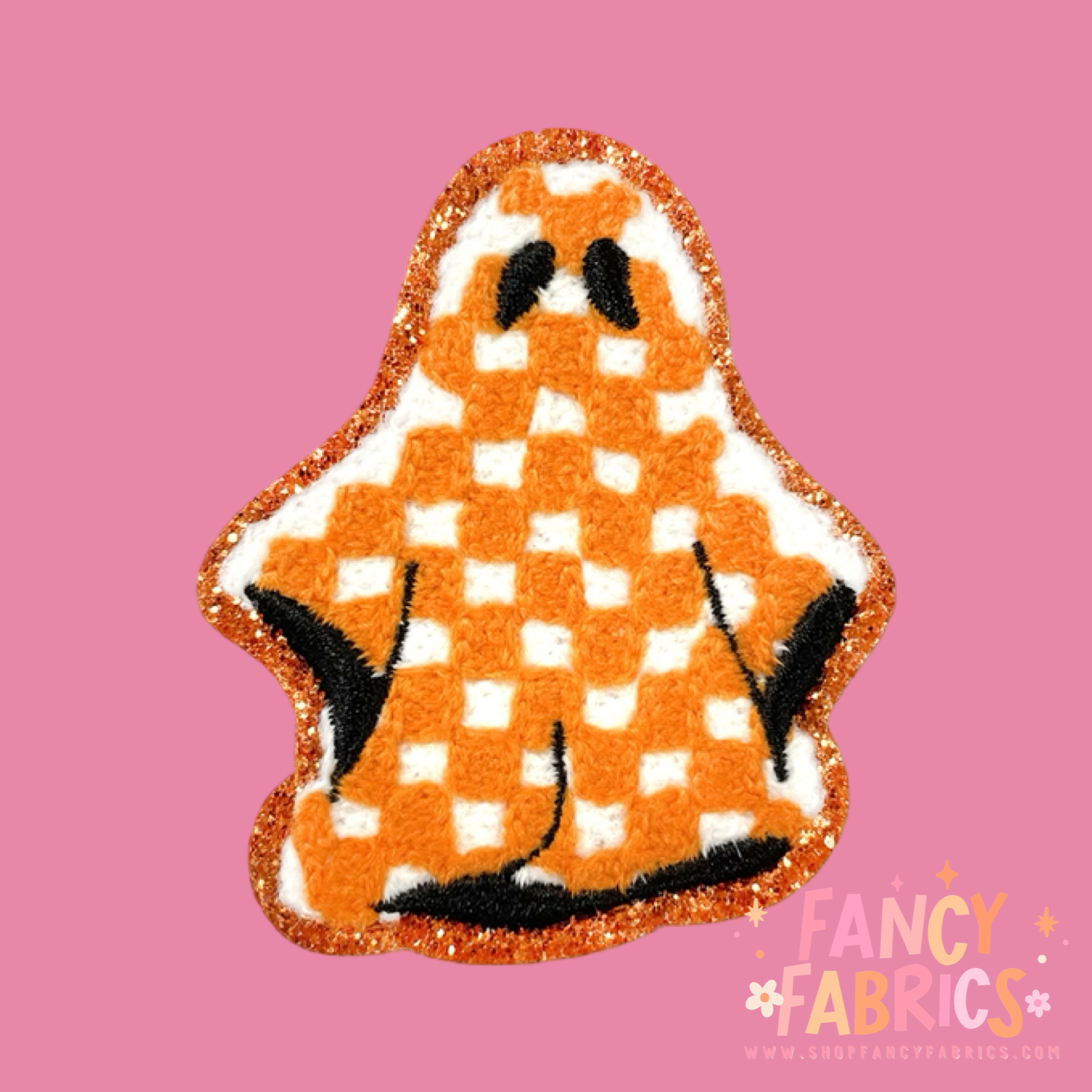 Checkered Ghost | Iron On Patch