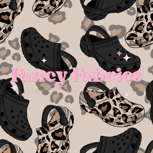 Leopard Clogs | PREORDER | By The Yard