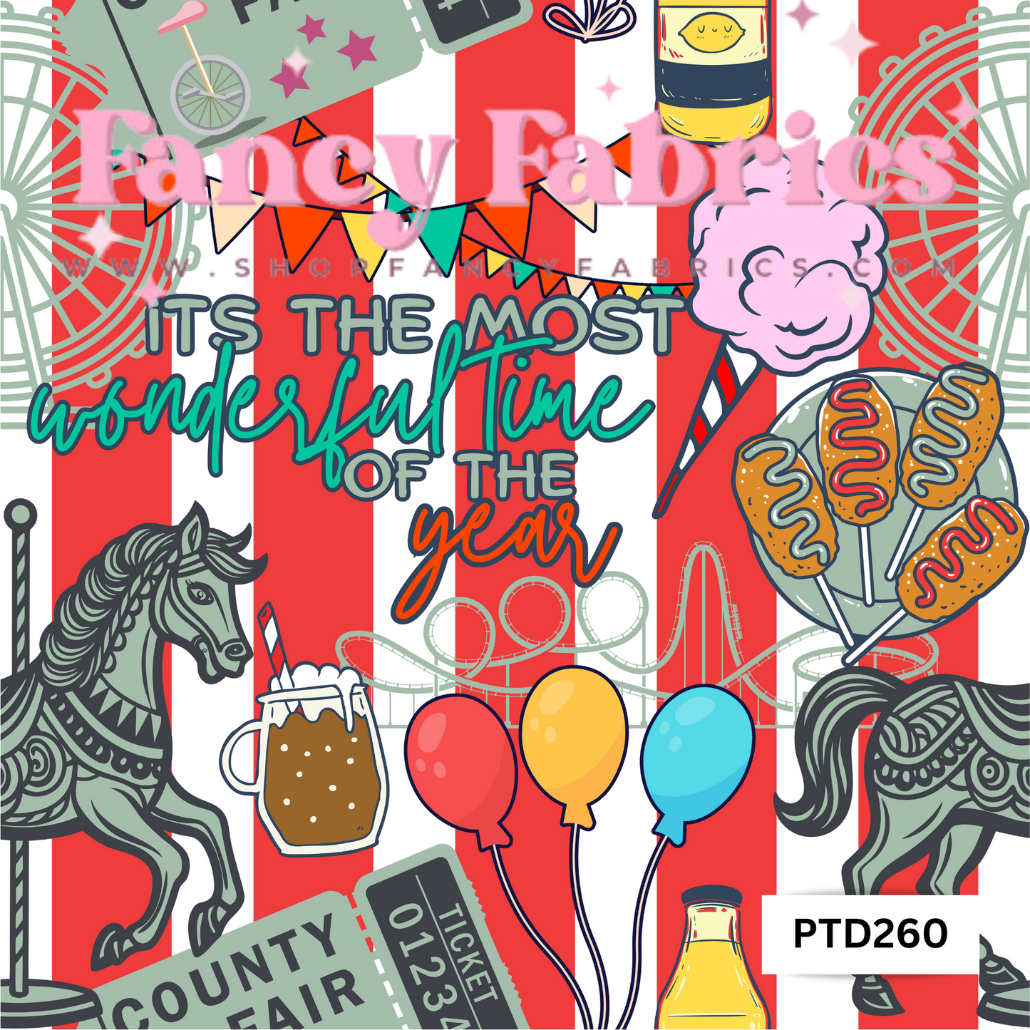PTD260 | PREORDER | Fabric By The Yard