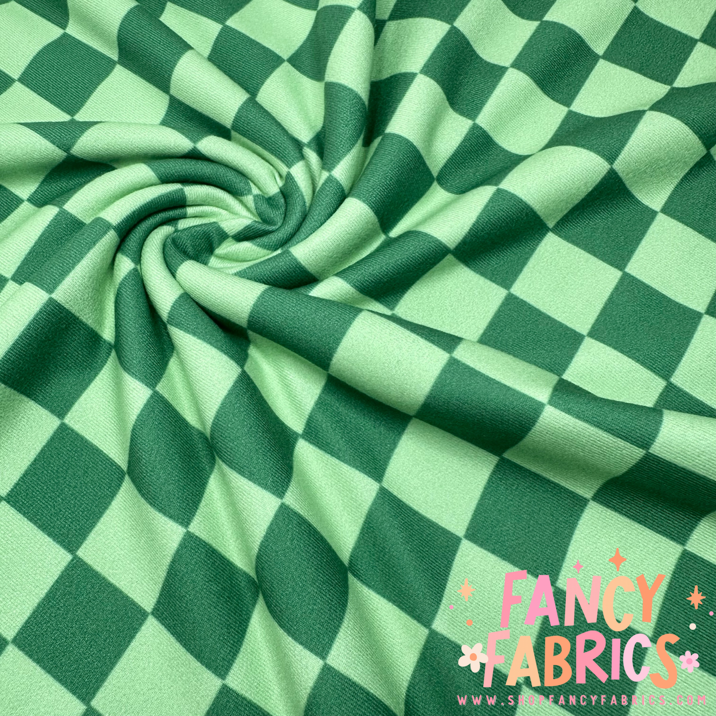 Green Checkers | 6x6 Scaling | DBP | Ready To Ship