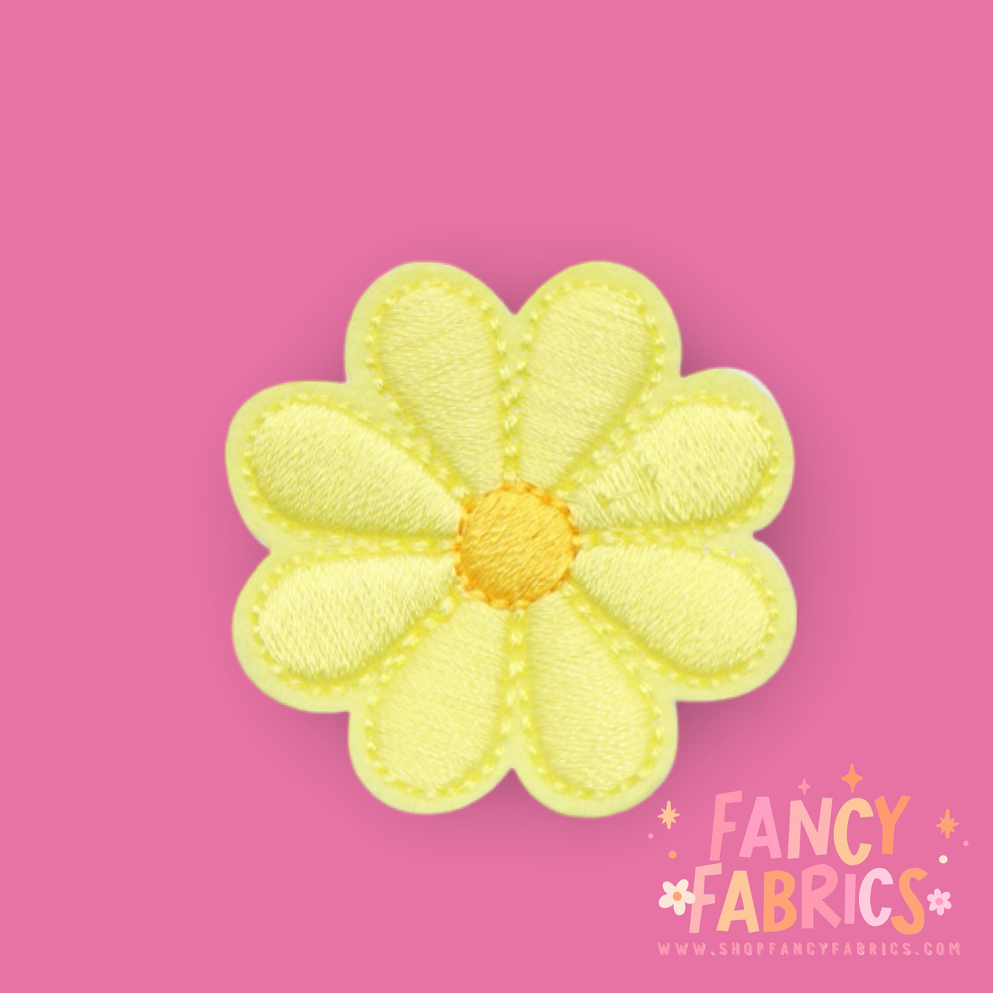 Yellow Daisy | Iron On Patch