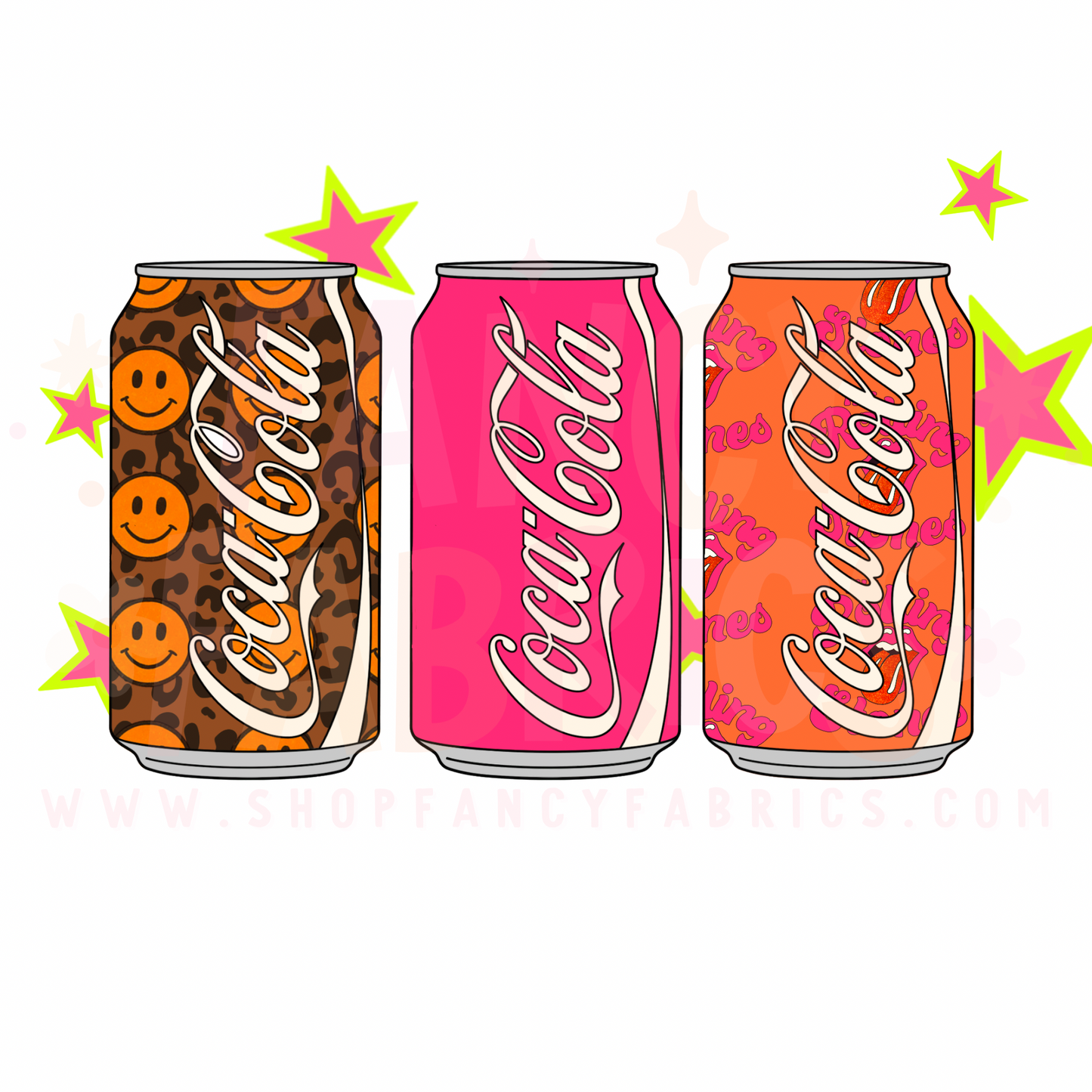 Coke (Stars) | Adult Size | DTF Transfer | Ready To Ship