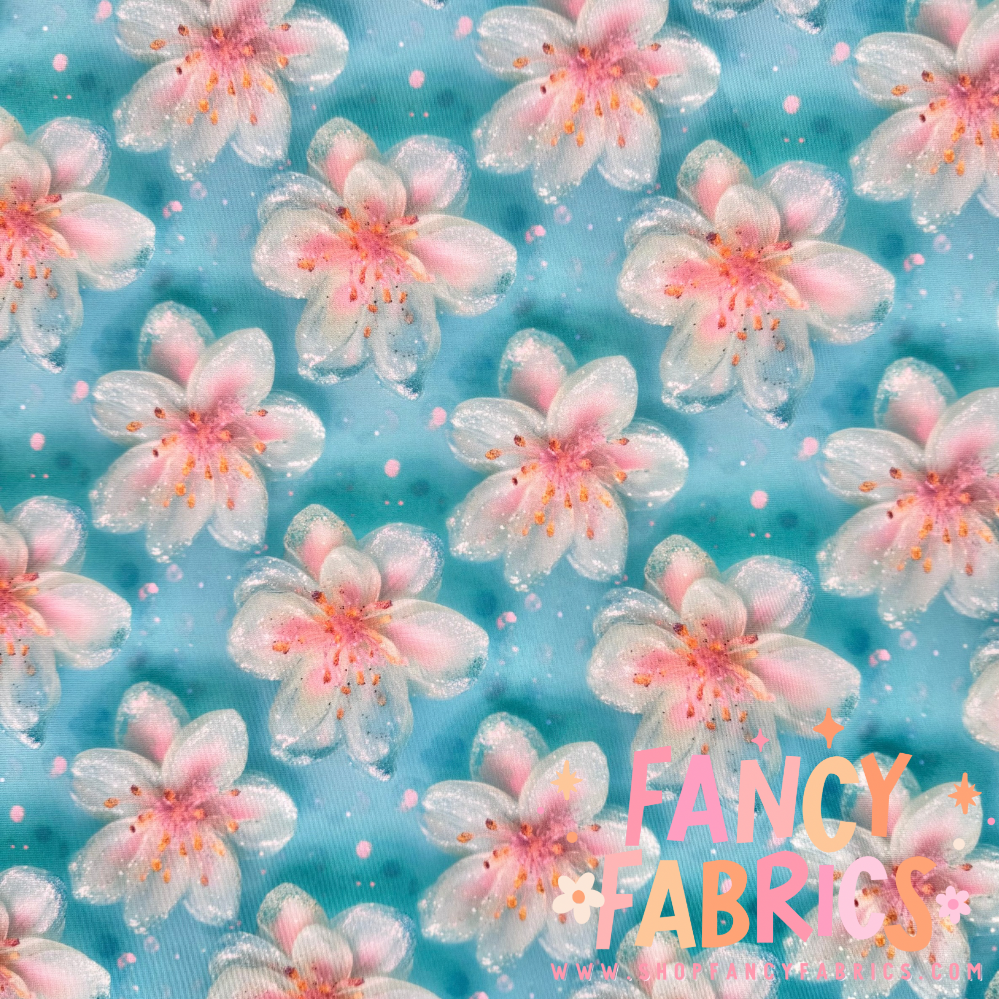 Cherry Blossoms | Swim | 4x4 Scaling | Ready To Ship