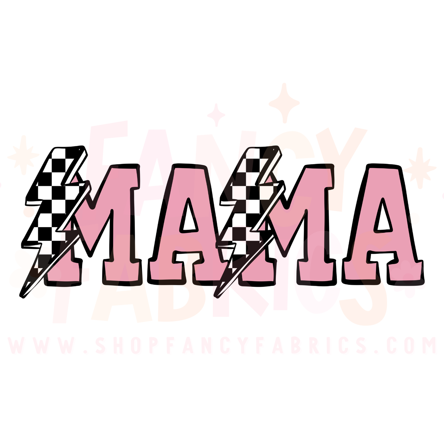 Mama Bolts (Pink) | Adult Size | DTF Transfer | Ready To Ship