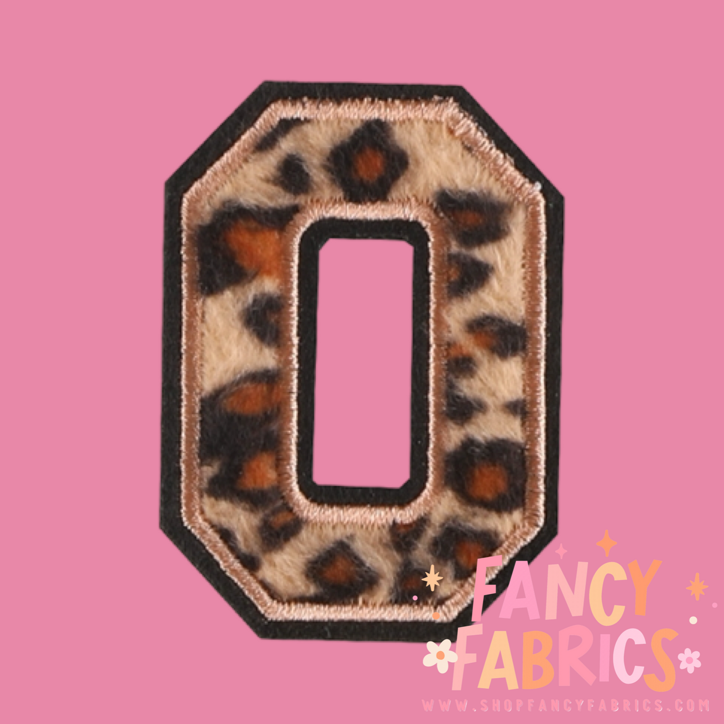 Letter O (Leopard) | Iron On Patch