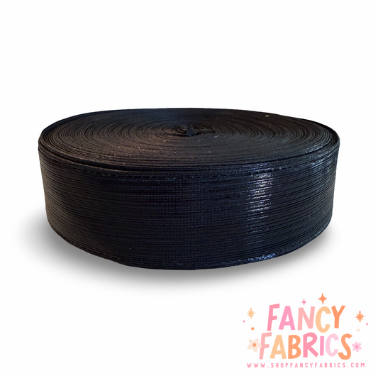 Black | 1.5" + 3" | Shimmer Ribbon | Ready To Ship