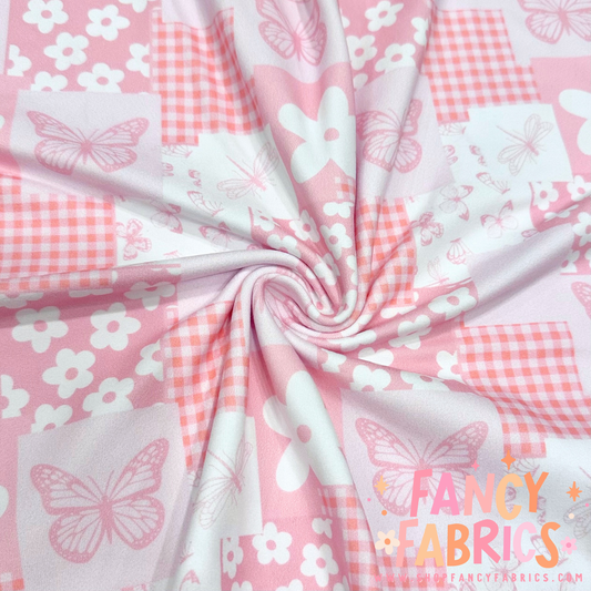 Flower Patchwork (Pink) | 6x6 Scaling | DBP | Ready To Ship