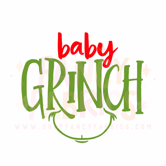 Baby Grinch | Toddler Size | DTF Transfer