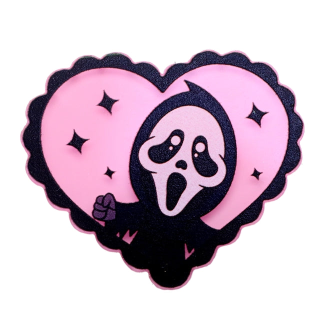 Horror Hearts | Acrylic Bow Accessories | Ready To Ship