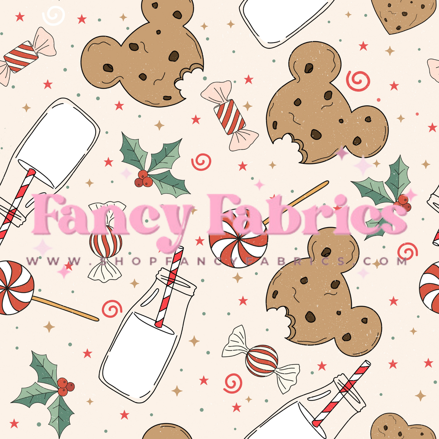 Mouse Cookies (Beige) | PREORDER | By The Yard