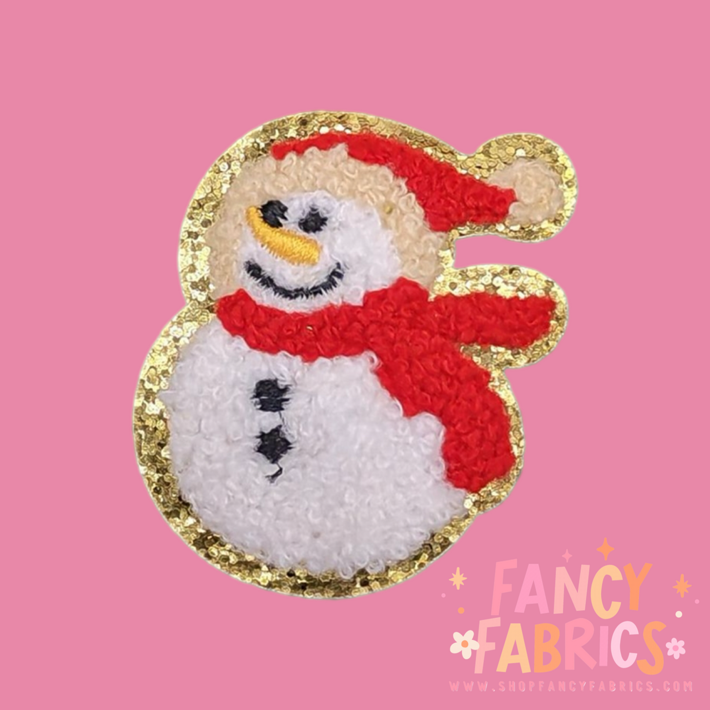 Winter Snowman | Iron On Patch