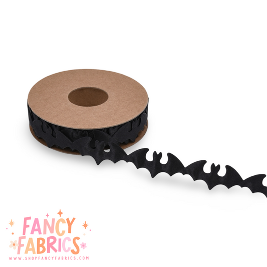Bats | Embossed Ribbon | Sold By The Yard