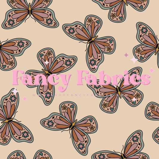 Lauren Liza Designs | Boho Butterflies | PREORDER | By The Yard