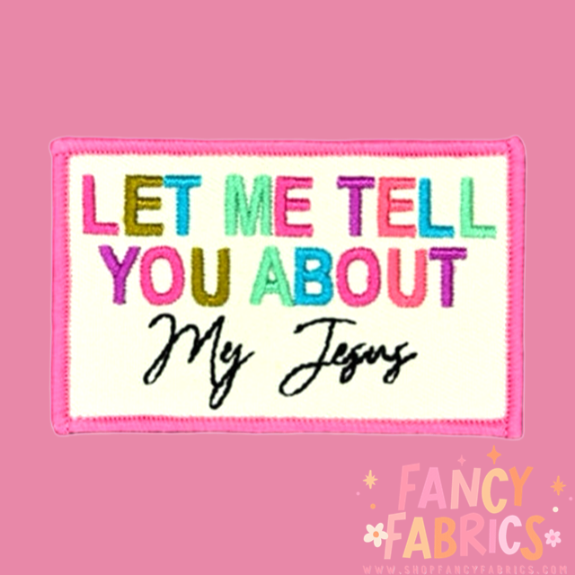 My Jesus | Iron On Patch