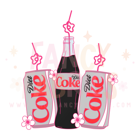Diet Soda | Adult Size | DTF Transfer | Ready To Ship
