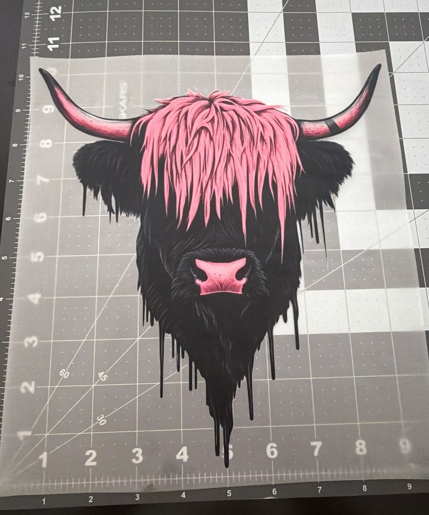 Pink Highland | Adult Size | DTF Transfer | Ready To Ship