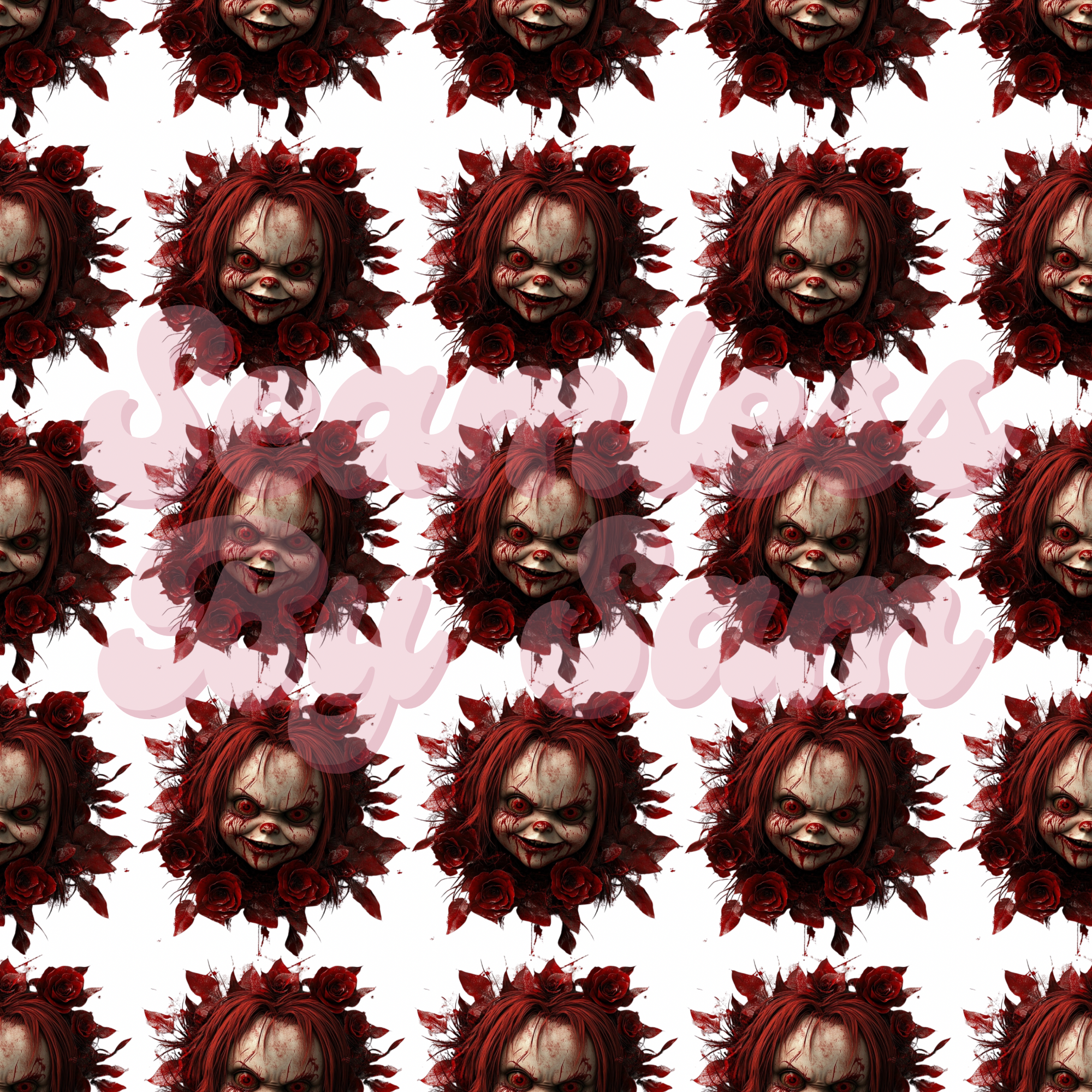 Chucky Floral | Seamless File | Digital Download