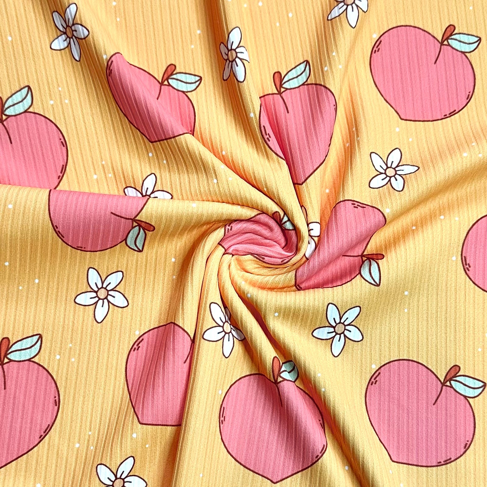 Peaches | 6x6 Scaling | Skinny Rib | Ready To Ship