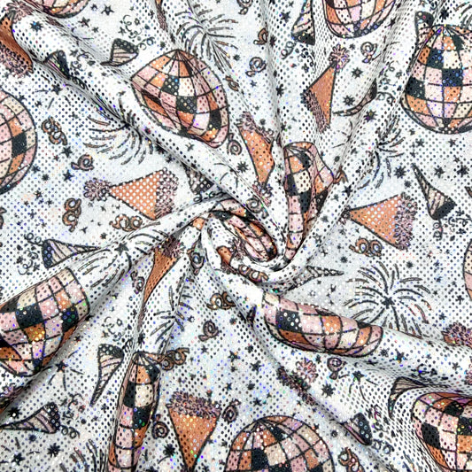 Clock Strikes Midnight | 6x6 Scaling | Printed Shattered Holographic | Ready To Ship