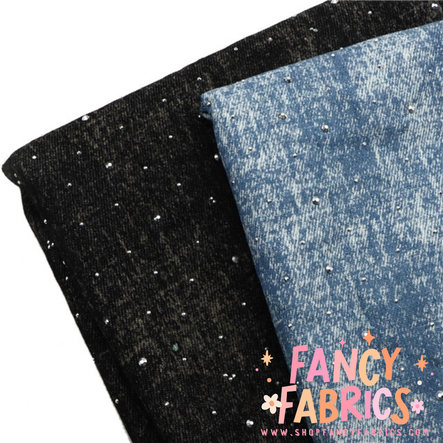 Rhinestone Denim (Light) | Ready To Ship