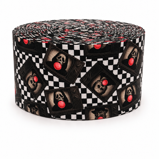 Horror TVs  | 3" Single Sided | Printed Ribbon | Ready To Ship