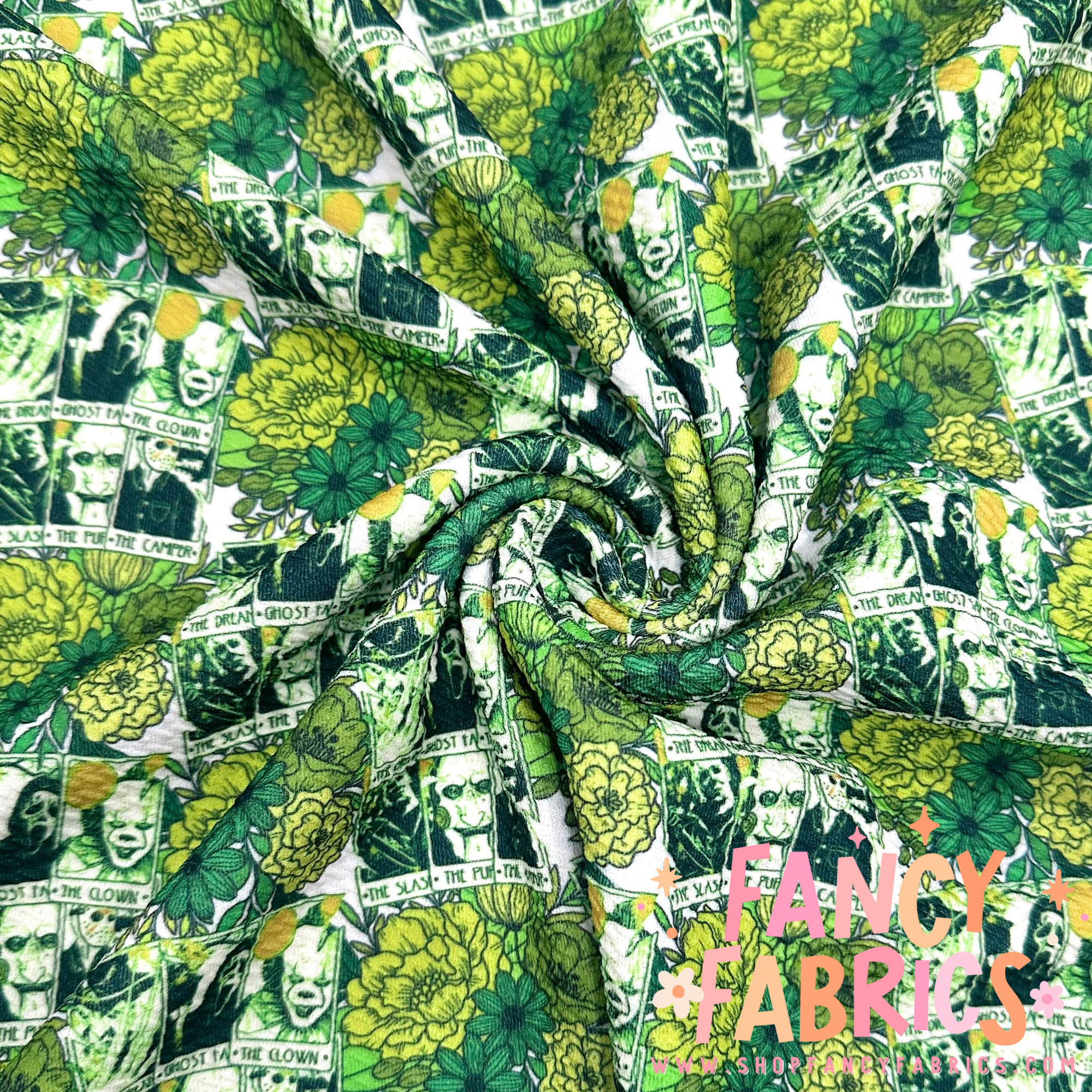 Horror Cards (Green) | 4x4 Scaling | Bullet | Ready To Ship