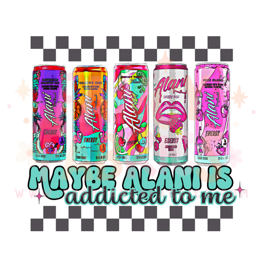 Addicted To Energy Drinks | Adult Size | DTF Transfer | Ready To Ship