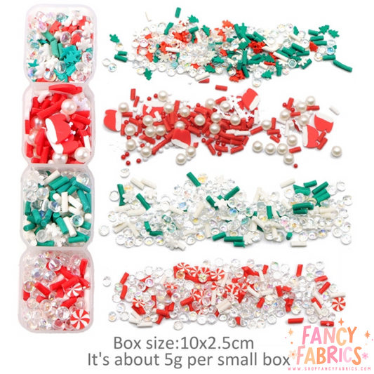 holiday candy shaker pack for clear headbands