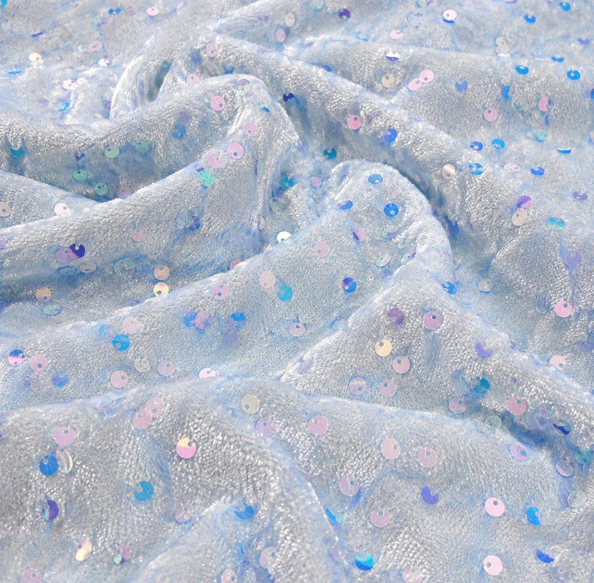 Icicle | Stretch Sequin Velvet | Ready to Ship