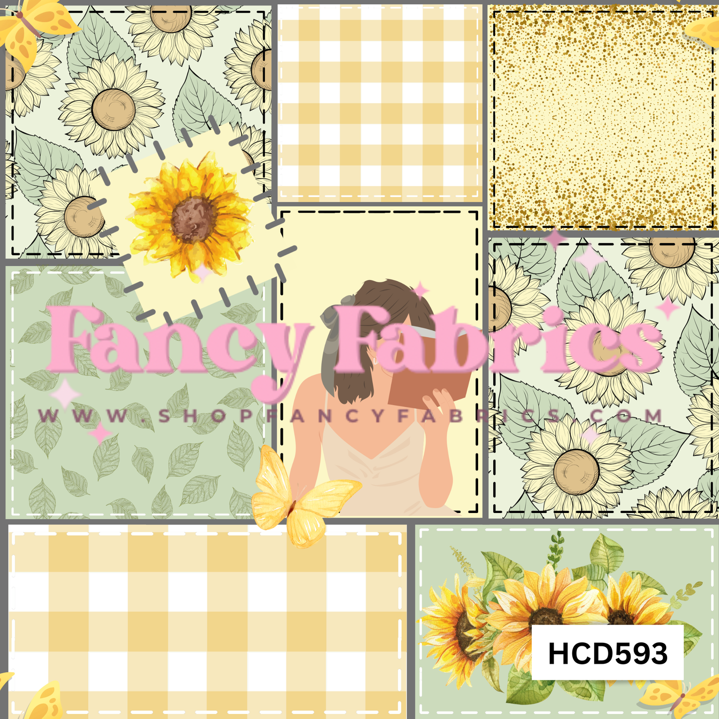 HCD593 | PREORDER | Fabric By The Yard