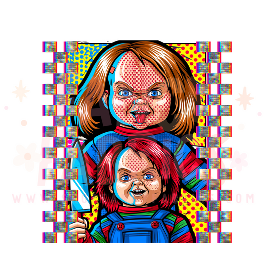 Evil Doll | Adult Size | DTF Transfer | Ready To Ship