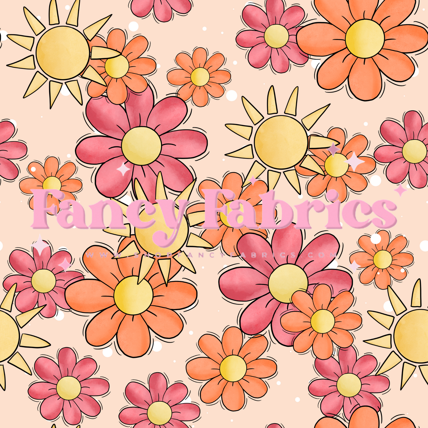 Sunny Flowers | PREORDER | By The Yard