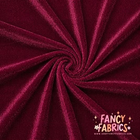 Rouge | Solid Stretch Velvet | Ready To Ship