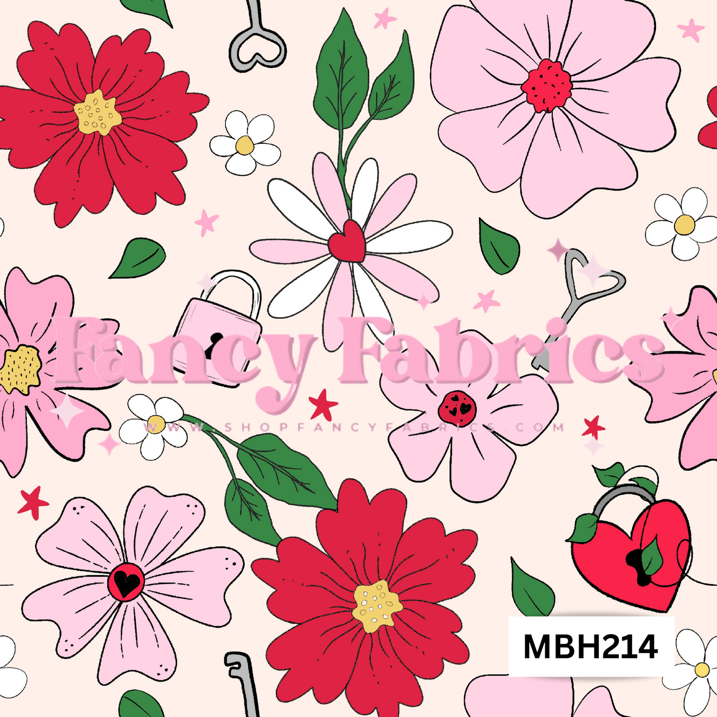 Valentines Floral MBH214 | PREORDER | By The Yard