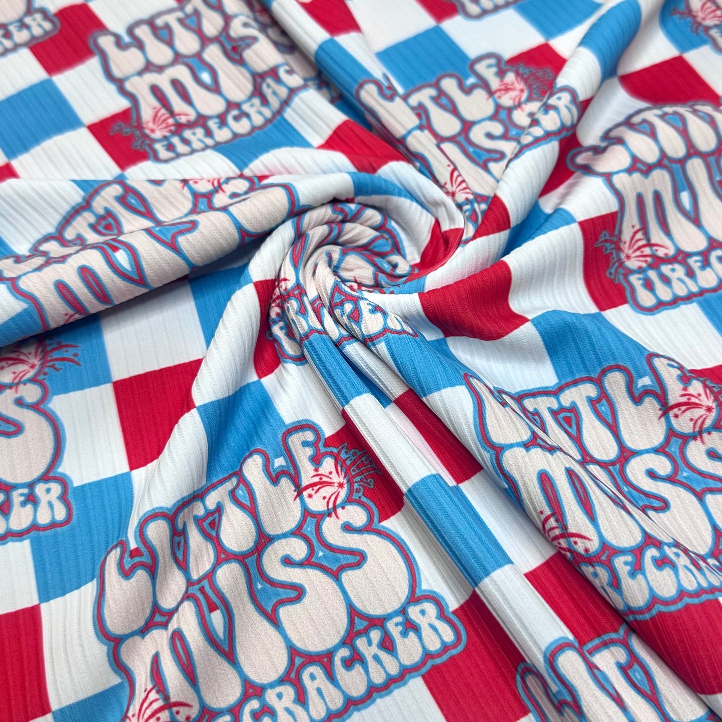 Little Miss Firecracker | 6x6 Scaling | Skinny Rib | Ready To Ship