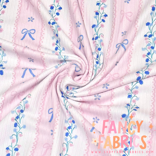 Bow Stripes | 6x6 Scaling | Skinny Rib | Ready To Ship