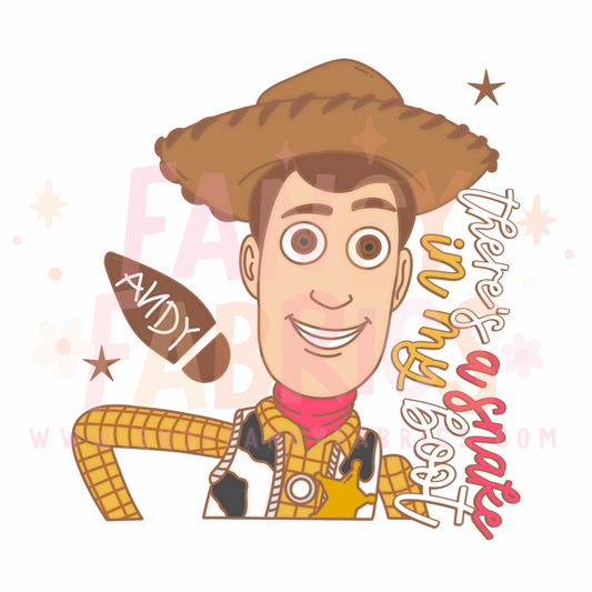 Snake In My Boot | Child Size | DTF Transfer