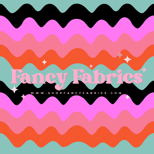 Girly Waves | PREORDER | By The Yard