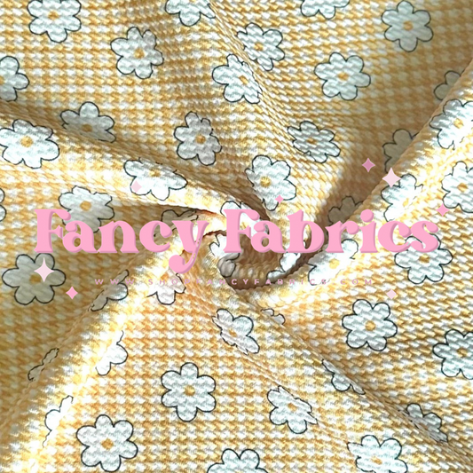 Yellow Floral Plaid | 4x4 Scaling | Bullet | Ready To Ship