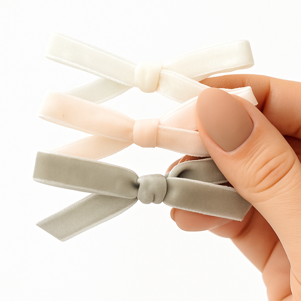 Tiffany | 3/8" Stretch Velvet | Ribbon | Sold By The Yard