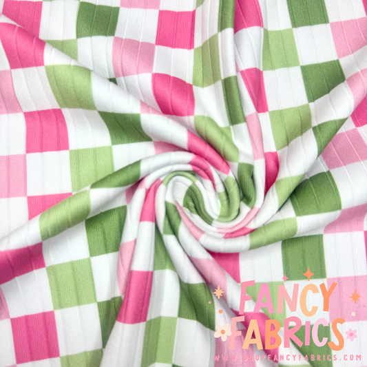 St. Pats Checks | 6x6 | Brushed Rib | Ready To Ship