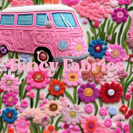 Floral Van Embroidery | PREORDER | By The Yard