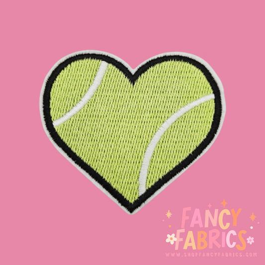 Tennis Heart | Iron On Patch
