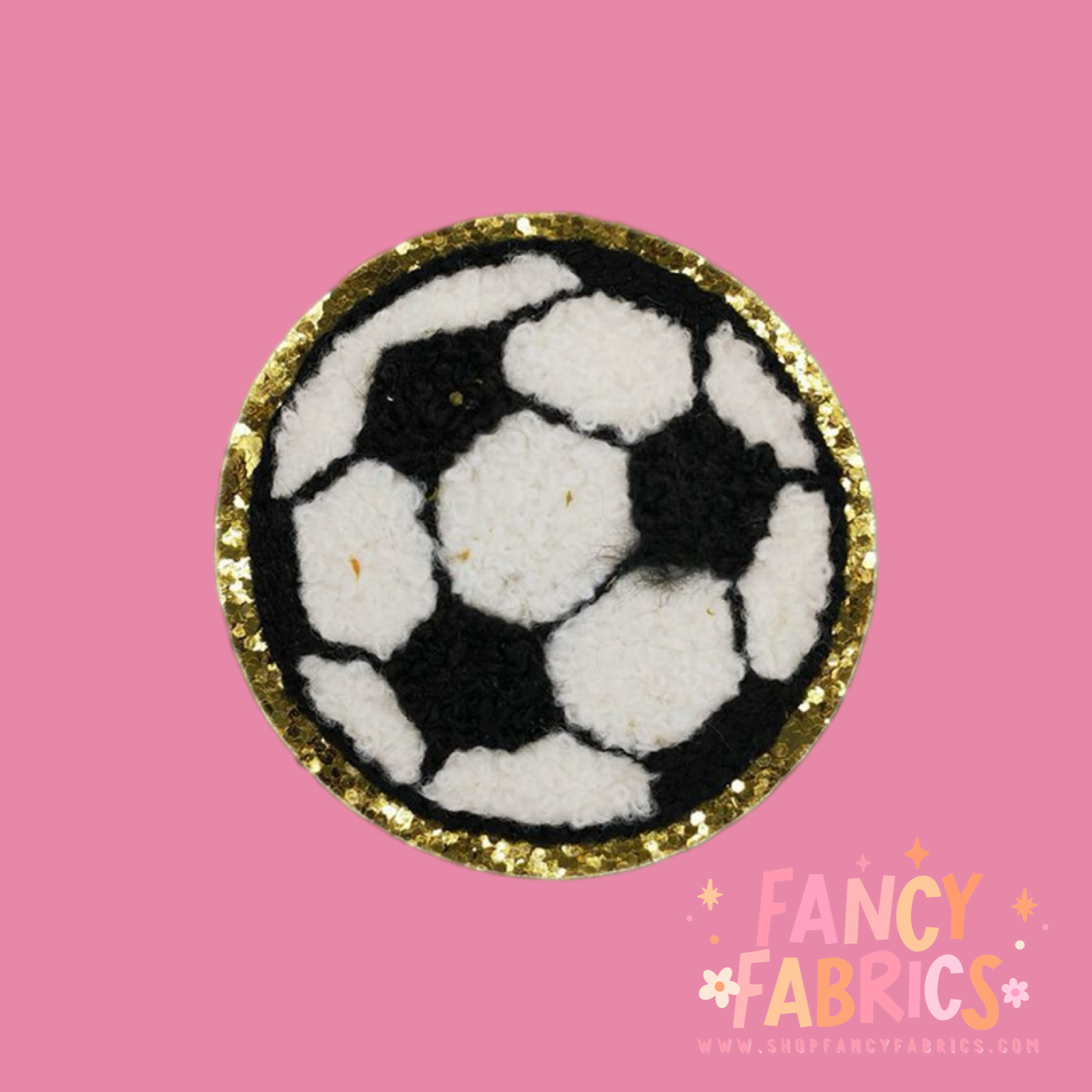 Soccer Ball Iron on Patch