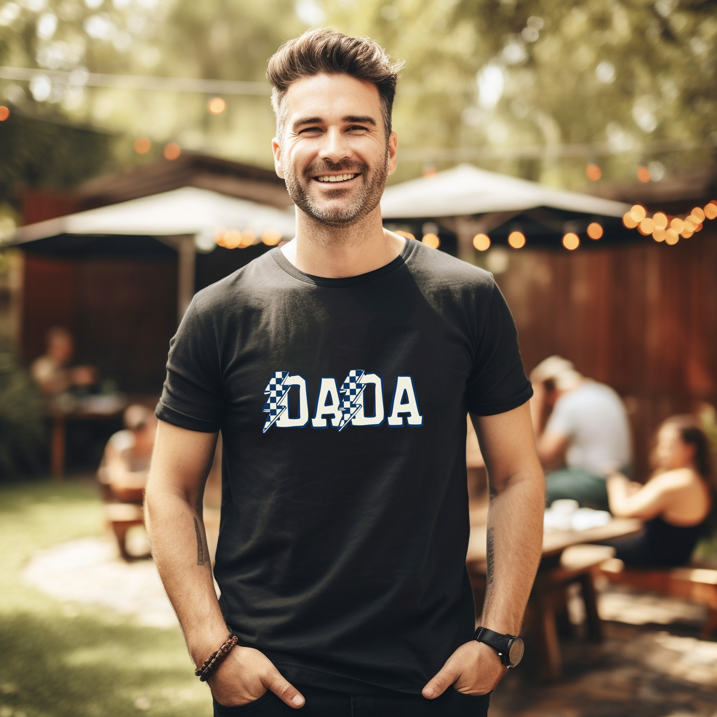 Dada Bolts (Blue) | Adult Size | DTF Transfer | Ready To Ship