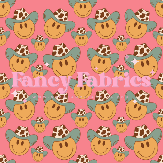 Howdy Smileys | PREORDER | By The Yard