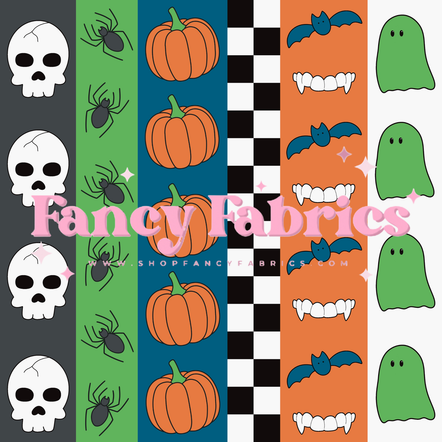 Lauren Liza Designs | Halloween Stripes 2 | PREORDER | By The Yard