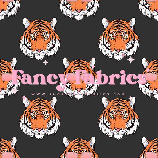Tiger Heads | PREORDER | By The Yard
